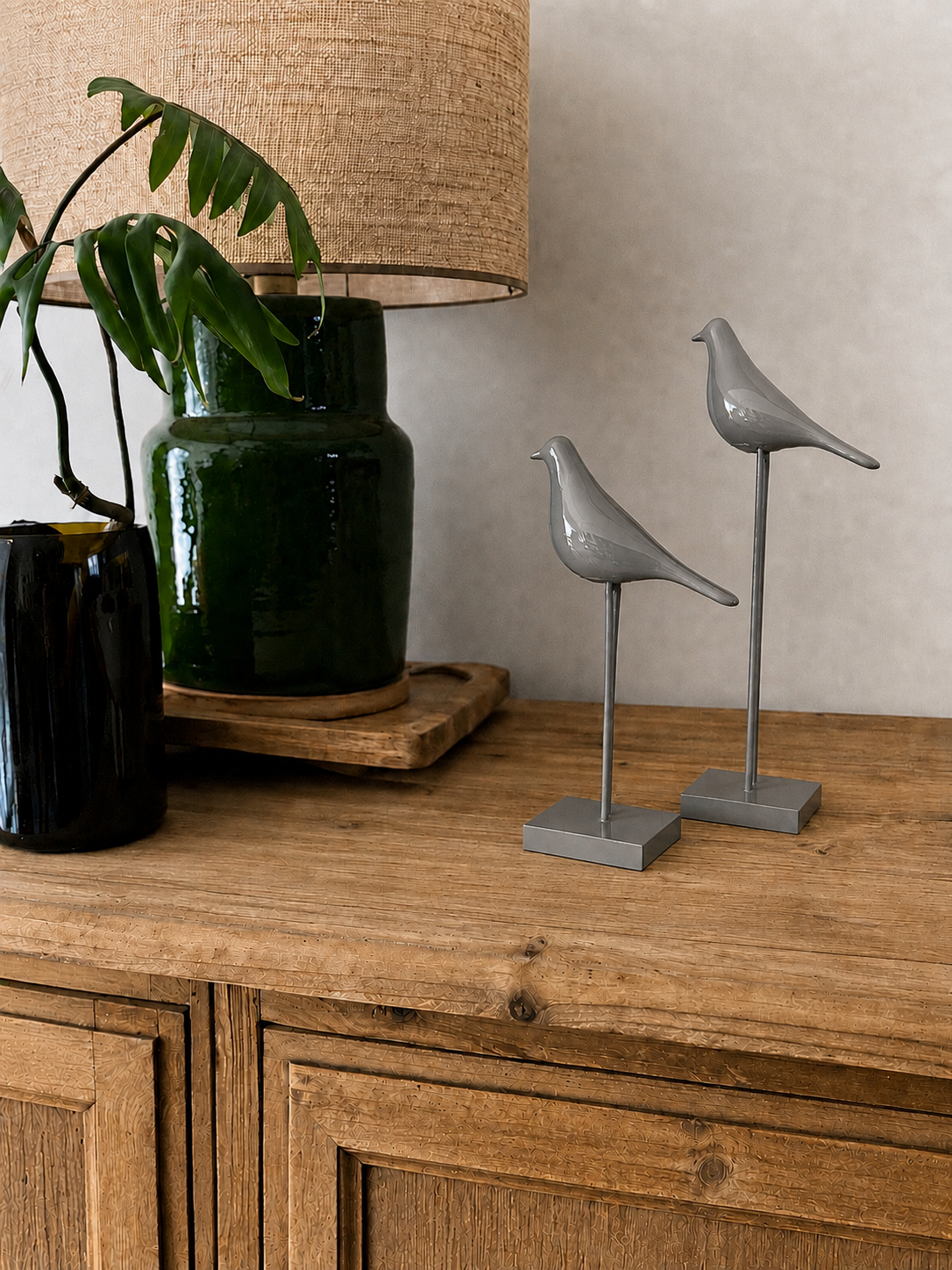 Bird on Parallel Stick - Set of 2