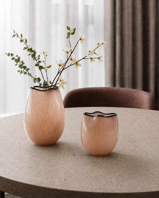 Wavy Glass Vase