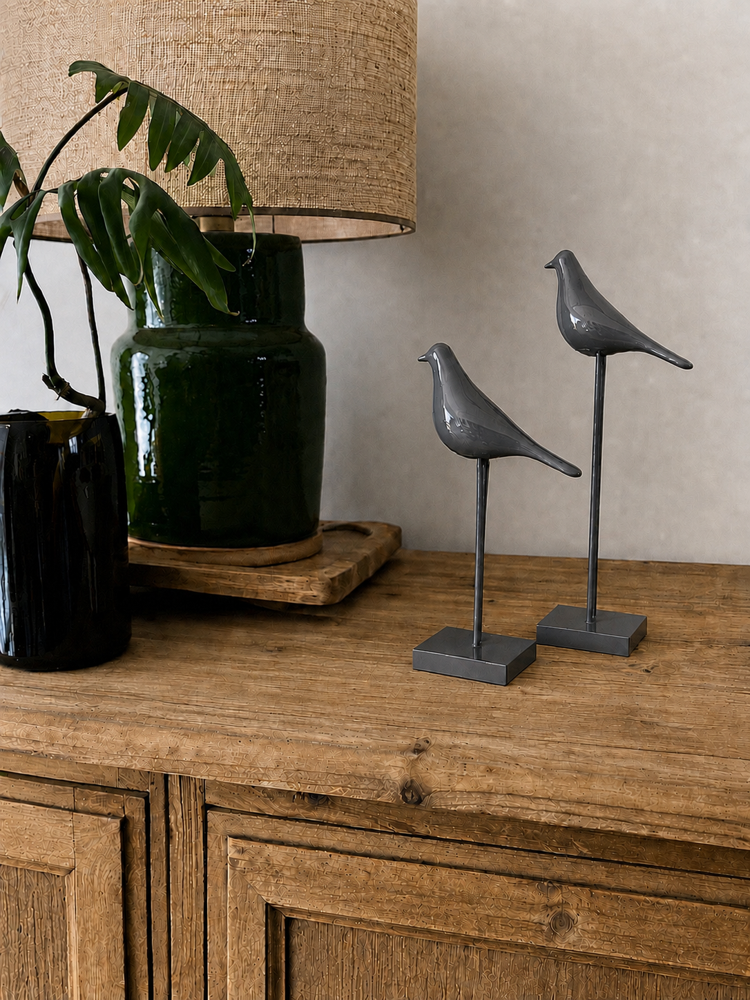 Bird on Parallel Stick - Set of 2