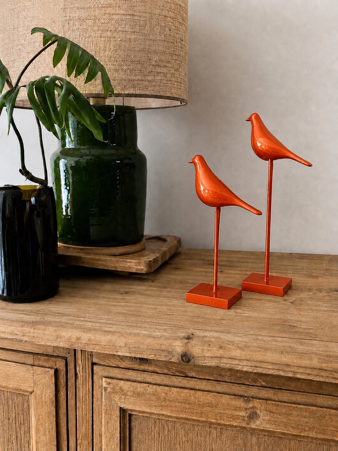 Bird on Parallel Stick - Set of 2