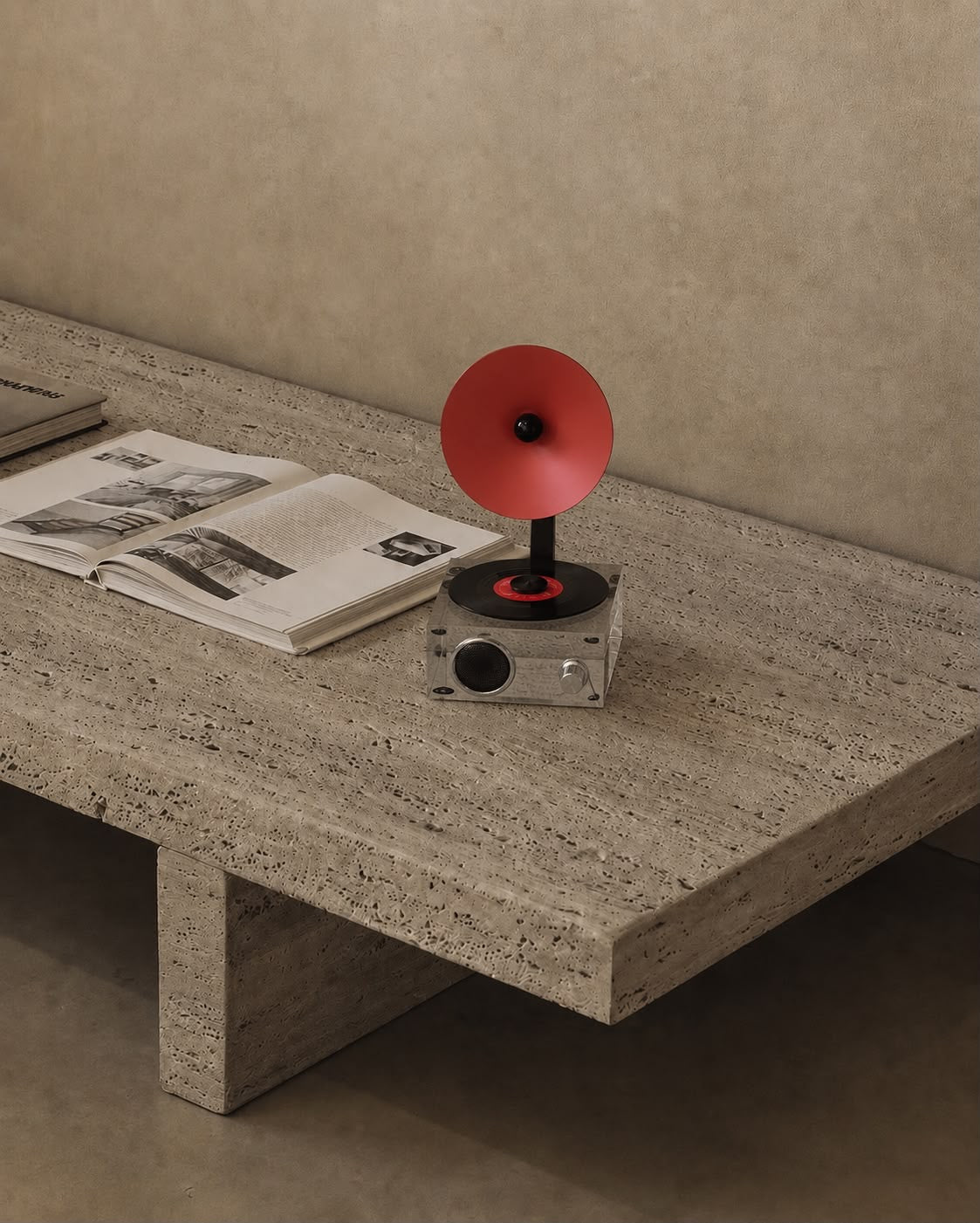 Retro Phonograph Terracota