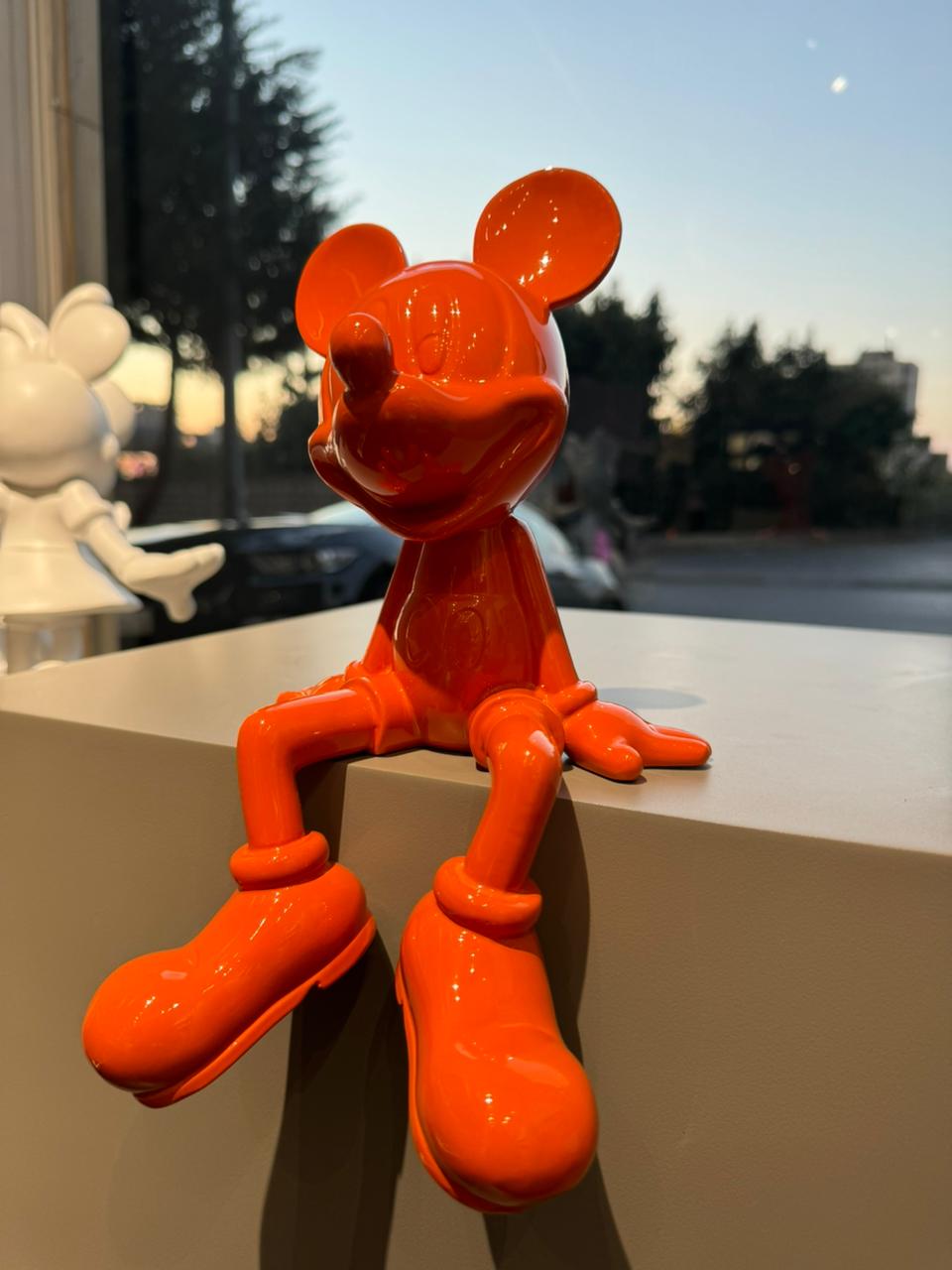 Mickey Sitting on a Shelf