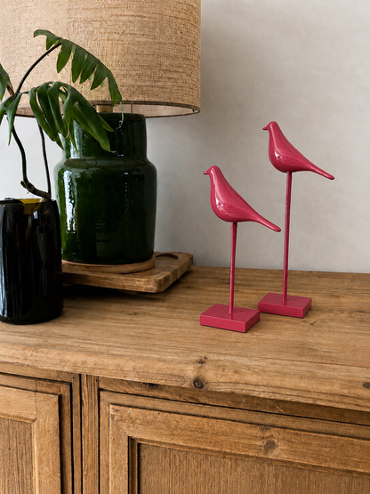 Bird on Parallel Stick - Set of 2