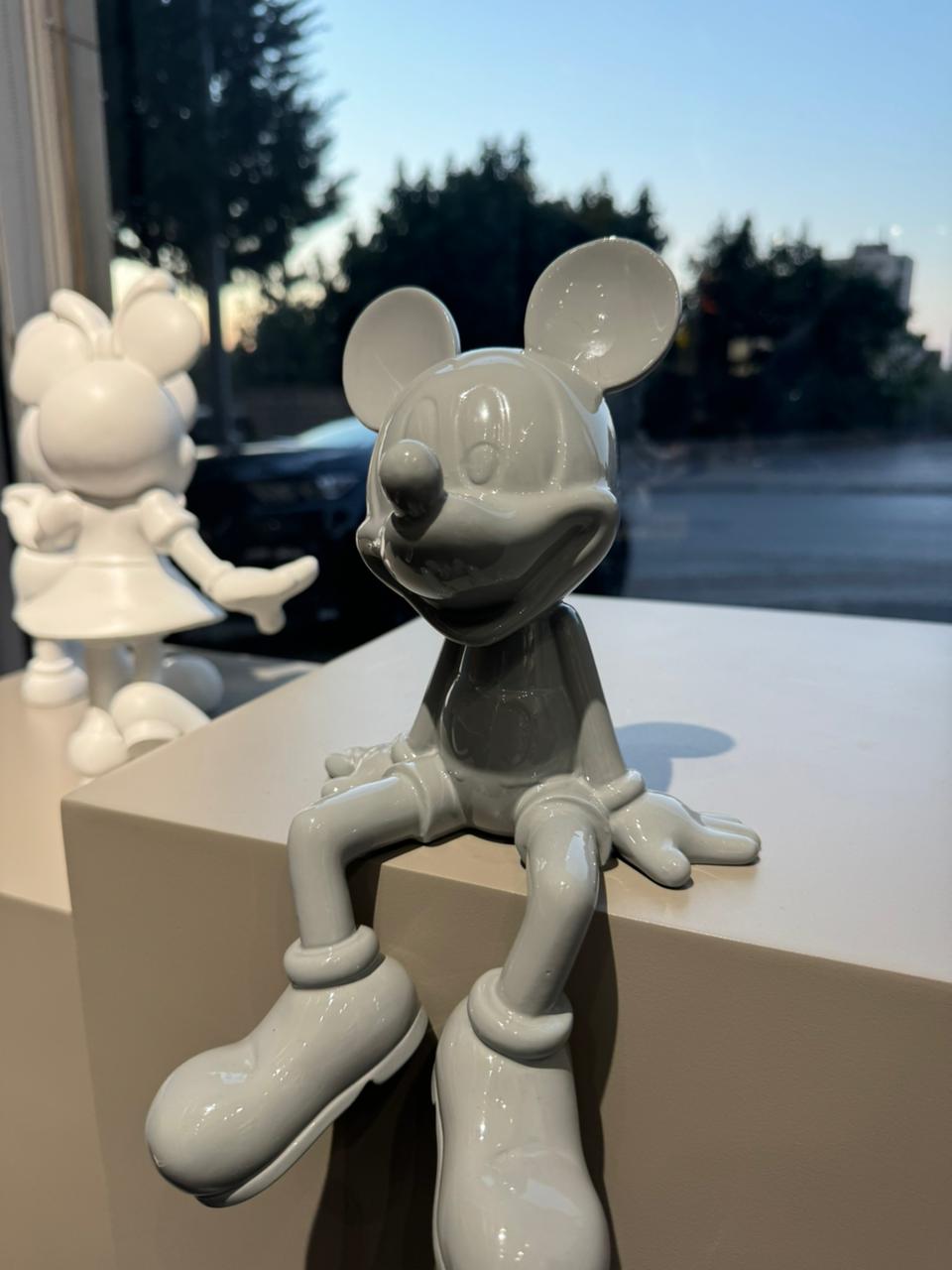 Mickey Sitting on a Shelf