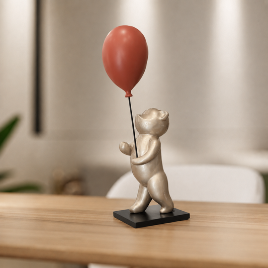Teddy Bear Holding a Balloon 68cm