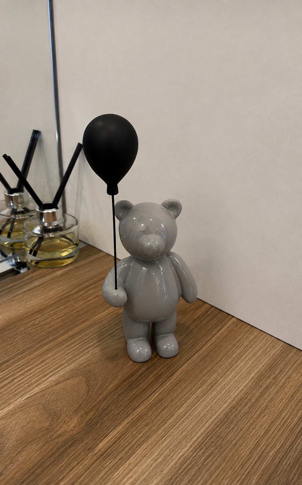 Teddy Bear Holding a Balloon 19cm