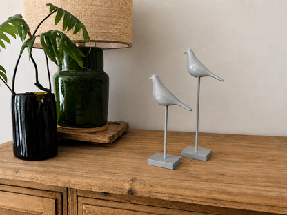 Bird on Parallel Stick - Set of 2