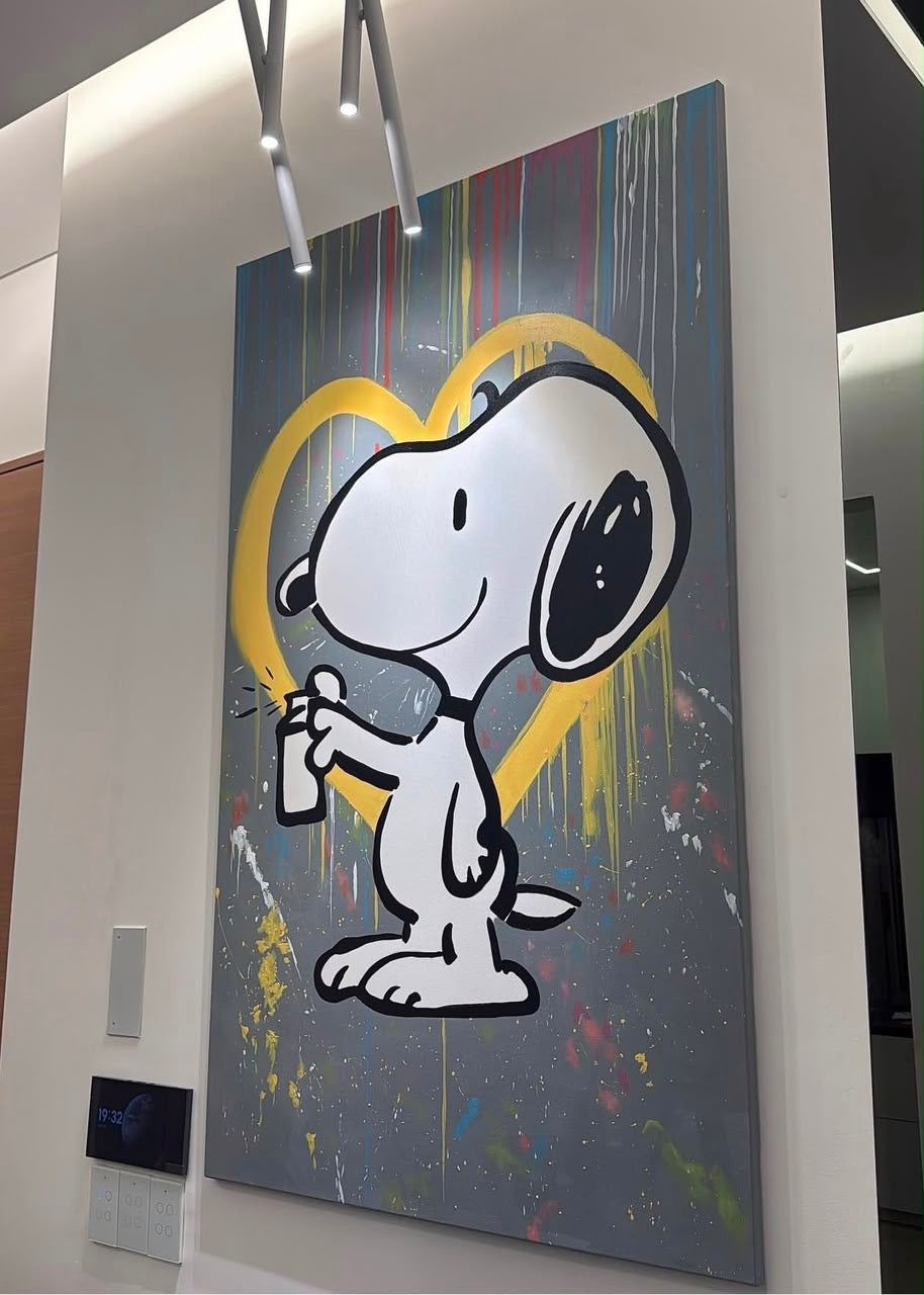 Snoopy Spraypaint