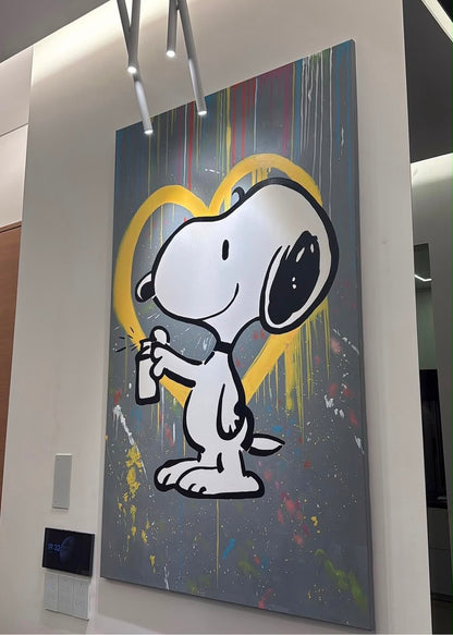 Snoopy Spraypaint