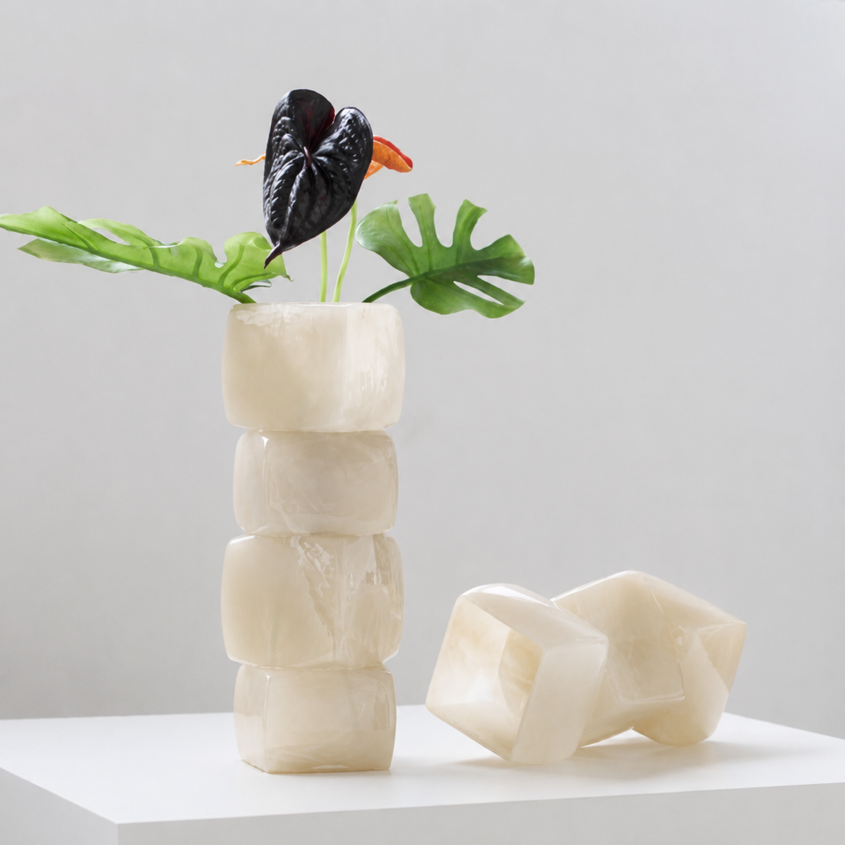 Pillar Glass Vase