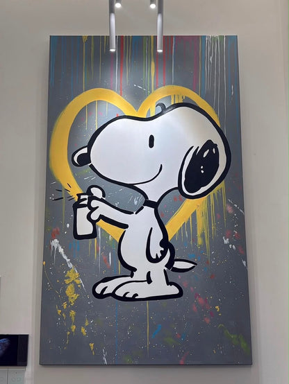 Snoopy Spraypaint