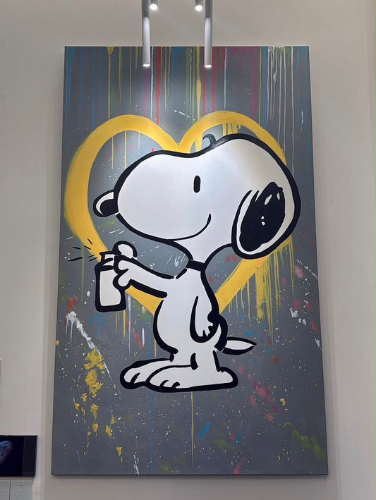 Snoopy Spraypaint