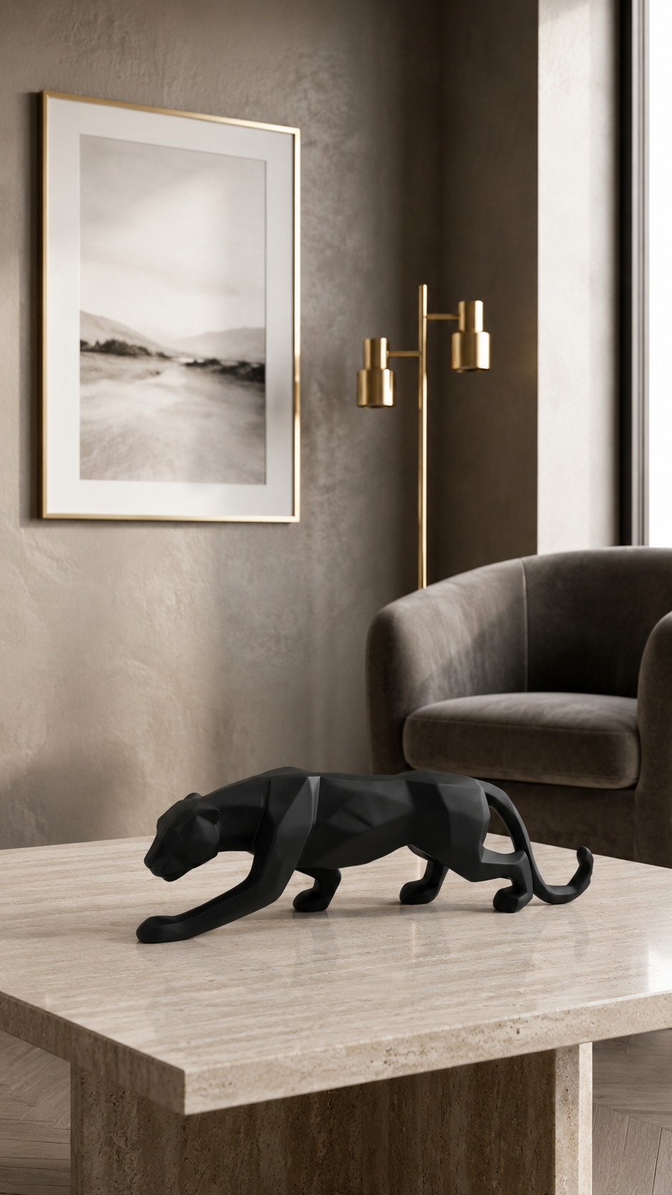 Leopard Statue Medium