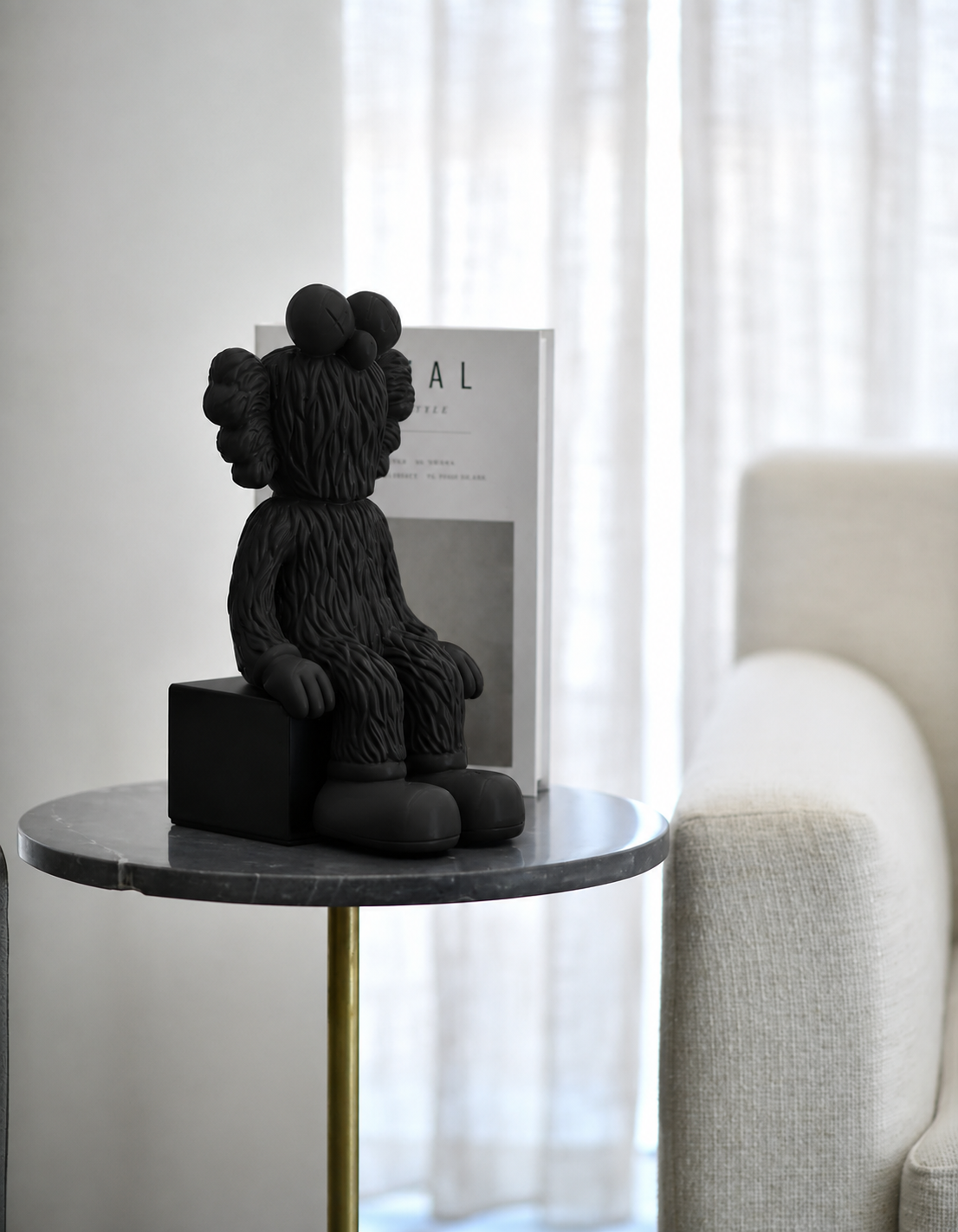 Kaws Hairy Sitting 30cm