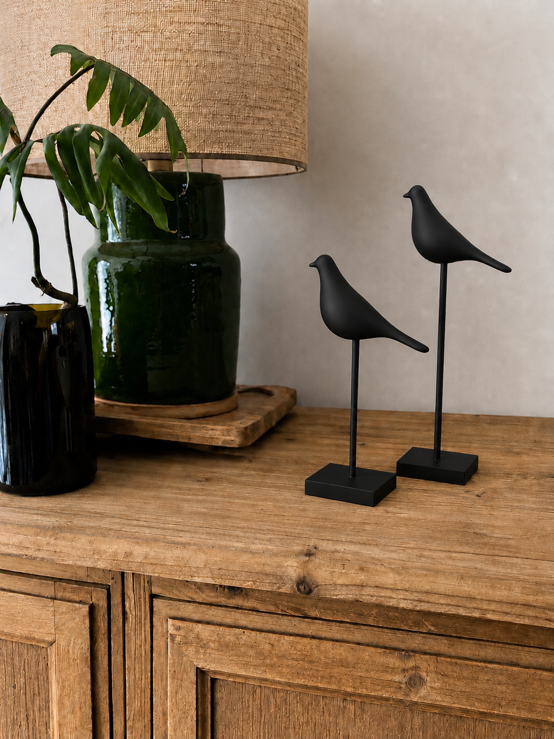 Bird on Parallel Stick - Set of 2