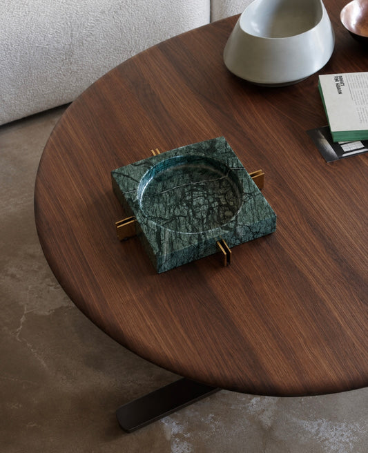 Ashtray - Green Marble