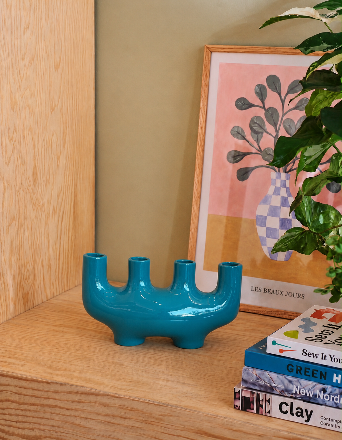 Candle Holder 4 Ports Small
