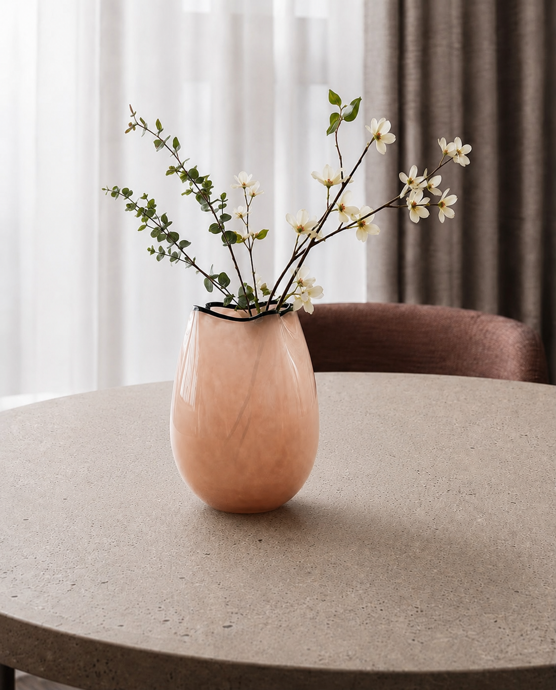 Wavy Glass Vase