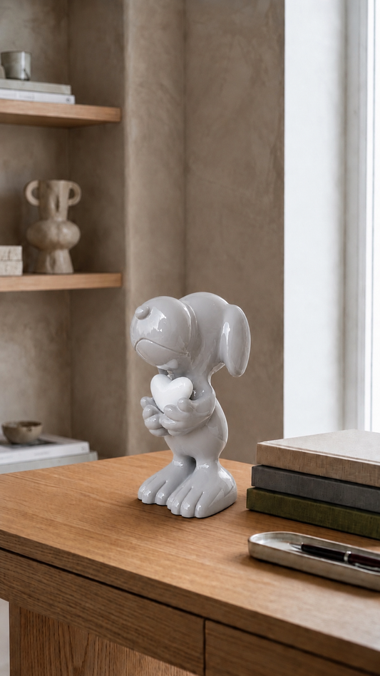 Snoopy Holding a Heart 38cm