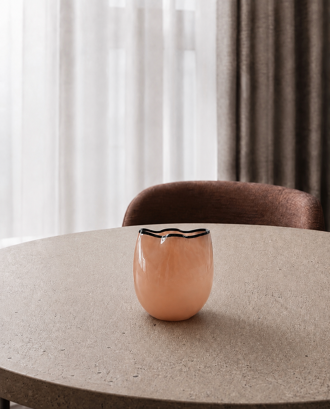 Wavy Glass Vase