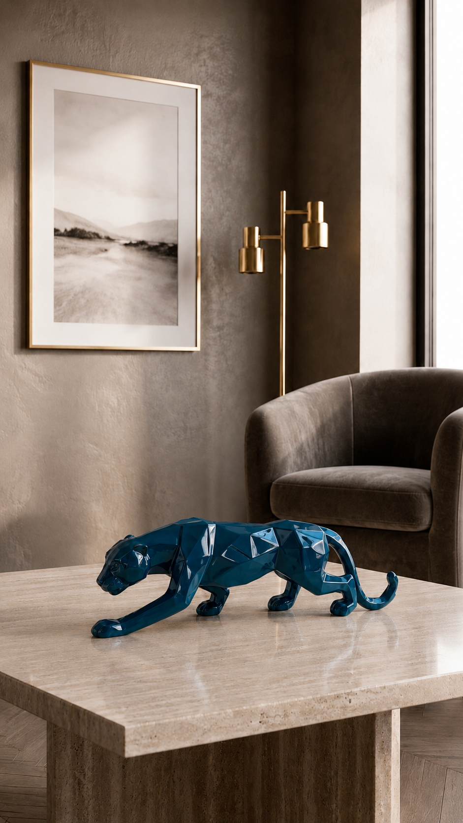 Leopard Statue Medium
