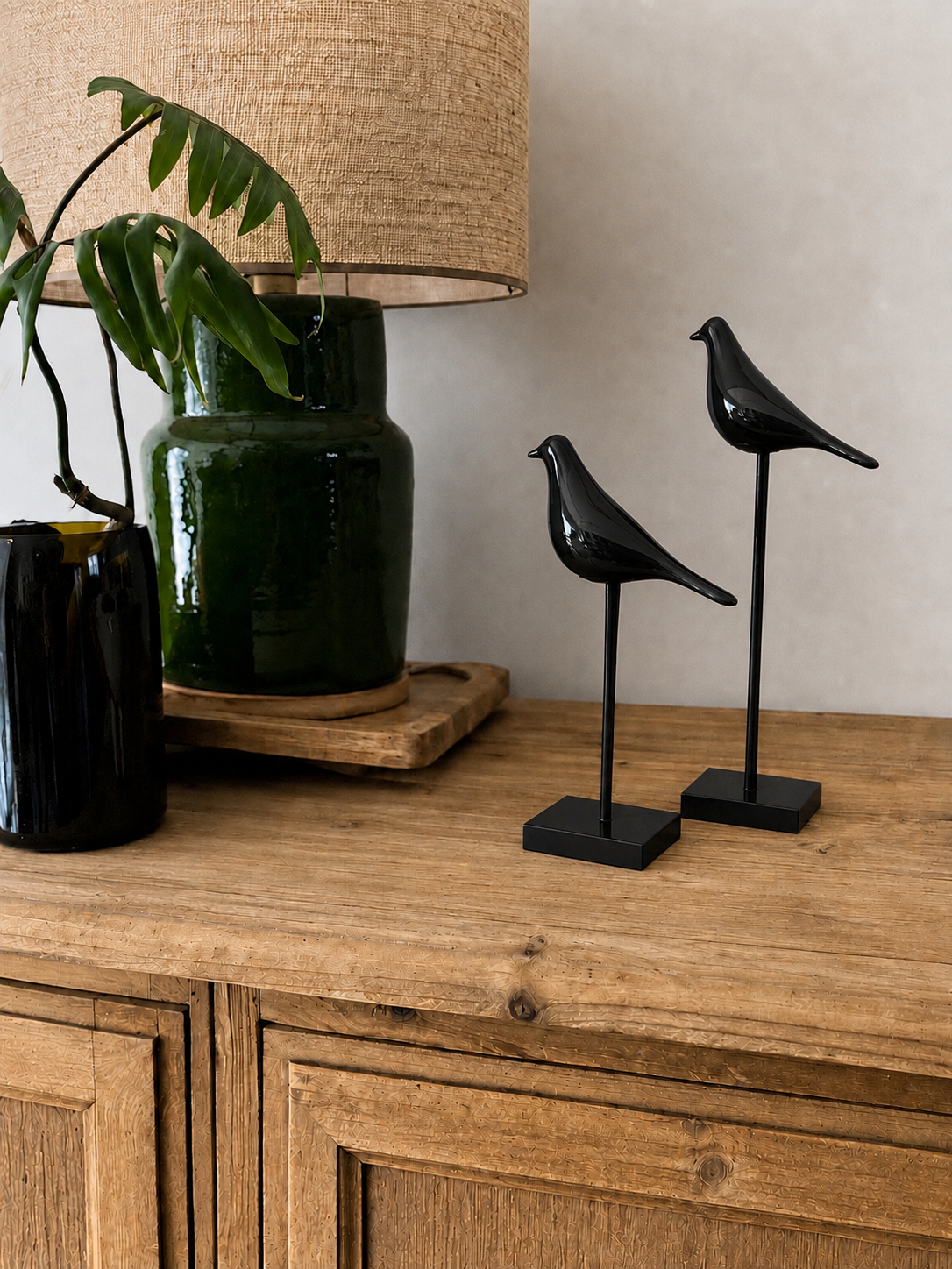 Bird on Parallel Stick - Set of 2