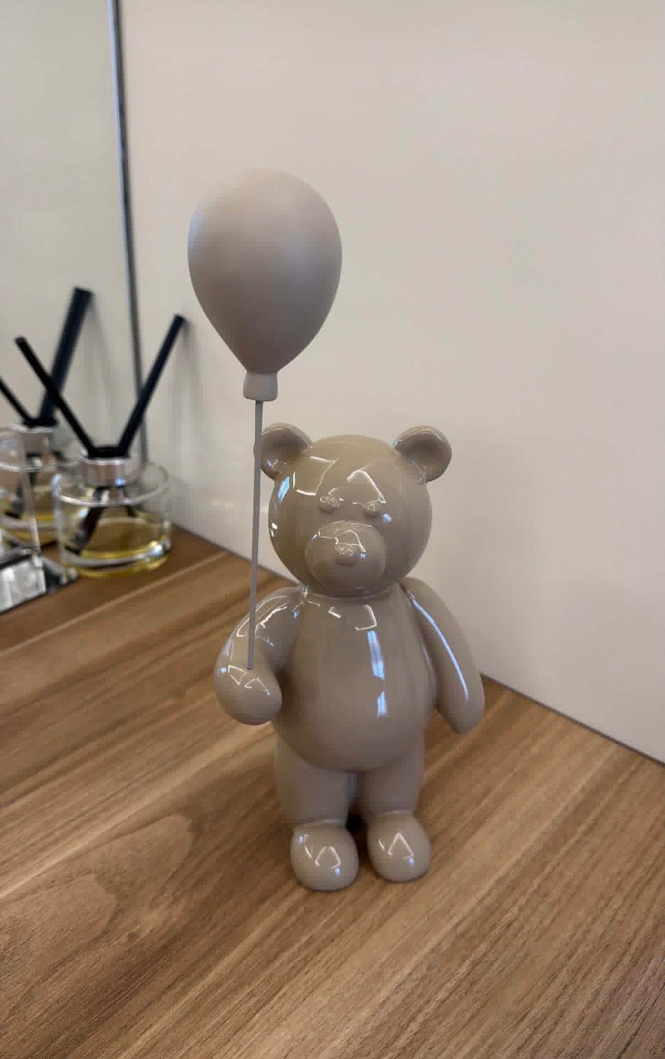 Teddy Bear Holding a Balloon 19cm