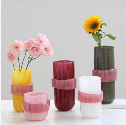 Belt Glass Vase