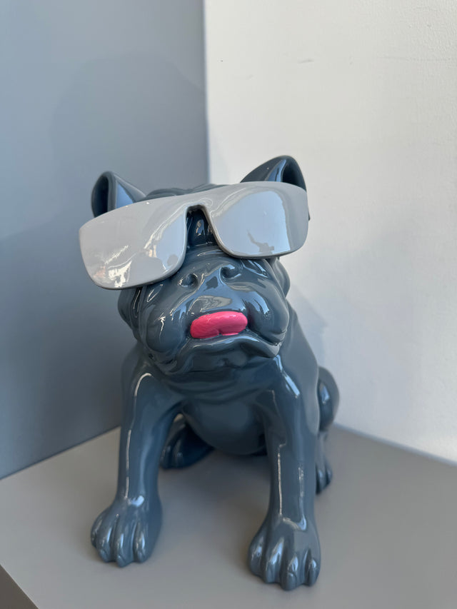 Bulldog with Eyeglasses