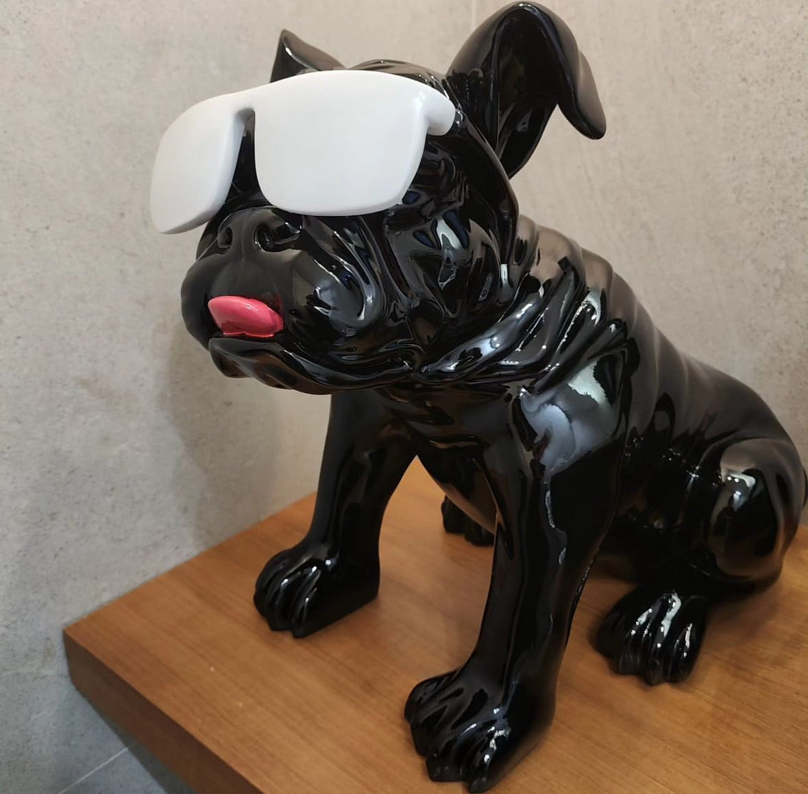 Bulldog with Eyeglasses